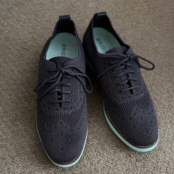 Cole Haan OG GRAND STITCHLITE WING OXFORD DARK PAVEMENT W24923